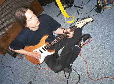 Hartmut Kreckel in the studio