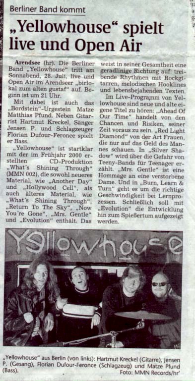 Salzwedeler Volksstimme 25.07.2001