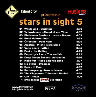 stars in sight 5: Backcover