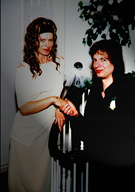 Hartmut & Manuela just after getting married in Las Vegas.